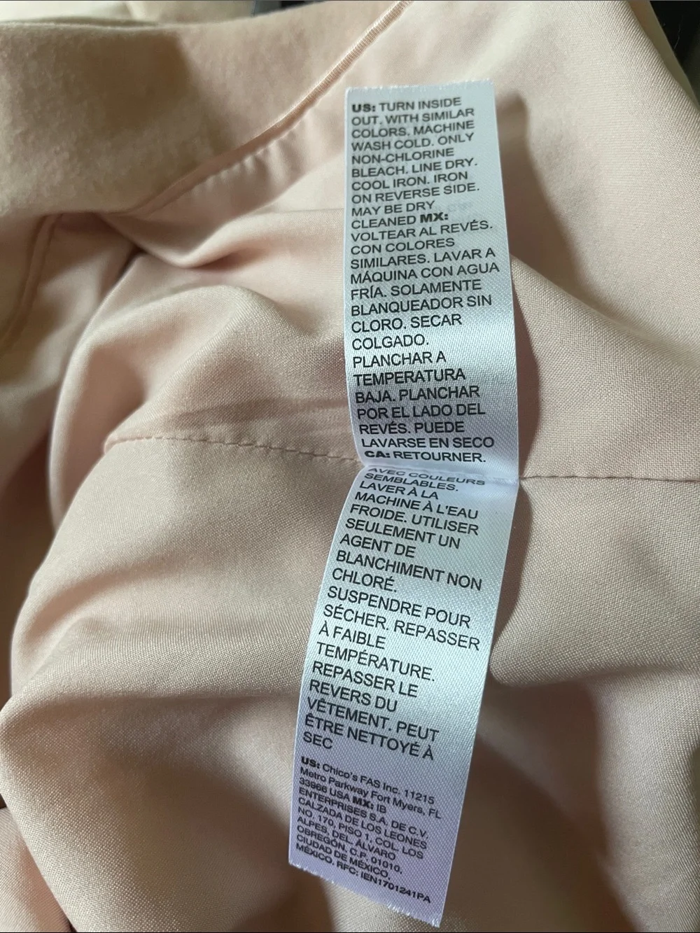White House Black Market Double-Breasted Blazer in Pale Pink